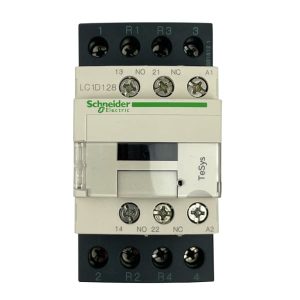 Contacteur quadripolaire Schneider LC1D128E7 • Intensité 25A (AC1)